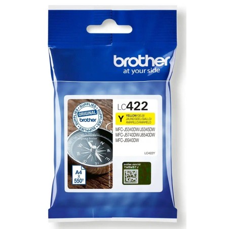 Cartouche Jaune Brother pour MFC-J5340dw / MFC-J5345dw / MFC-J5740dw