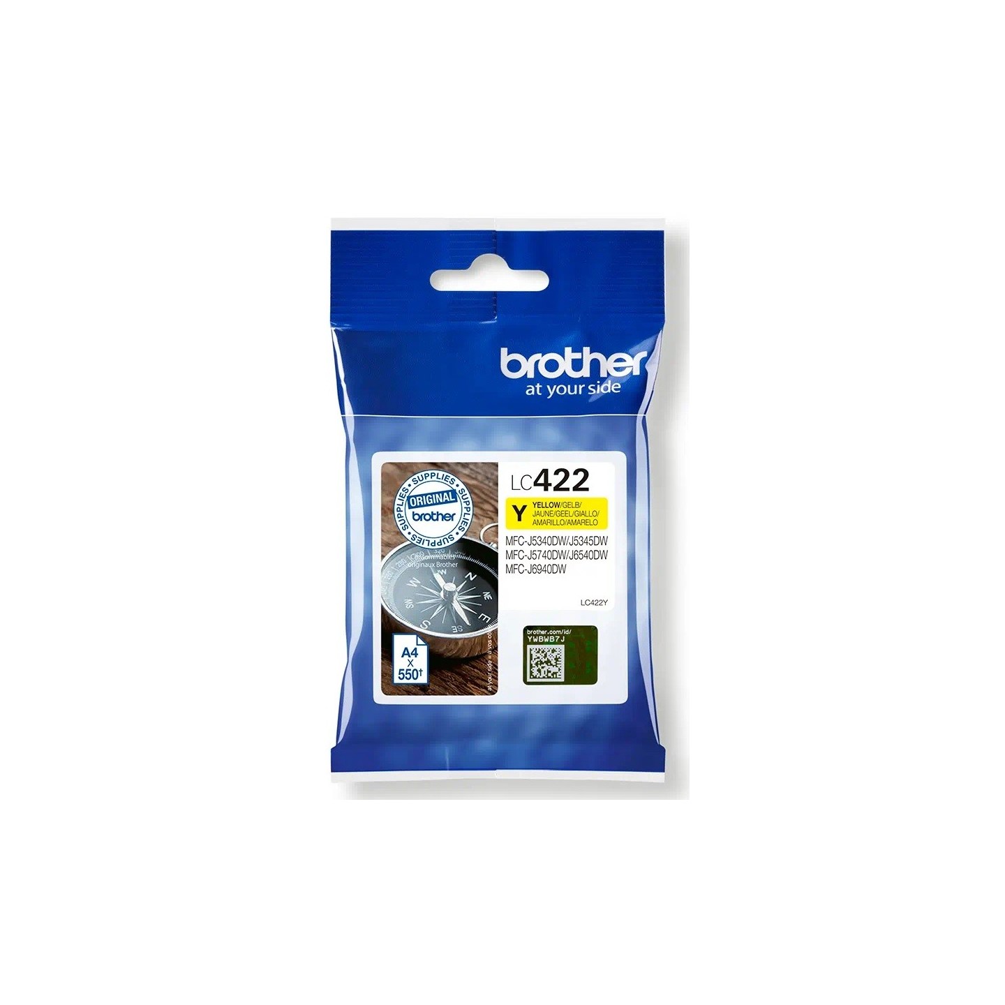 Cartouche Jaune Brother pour MFC-J5340dw / MFC-J5345dw / MFC-J5740dw