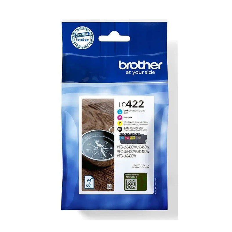 Pack 4 Cartouches Brother pour MFC-J5340dw / MFC-J5345dw / MFC-J5740dw