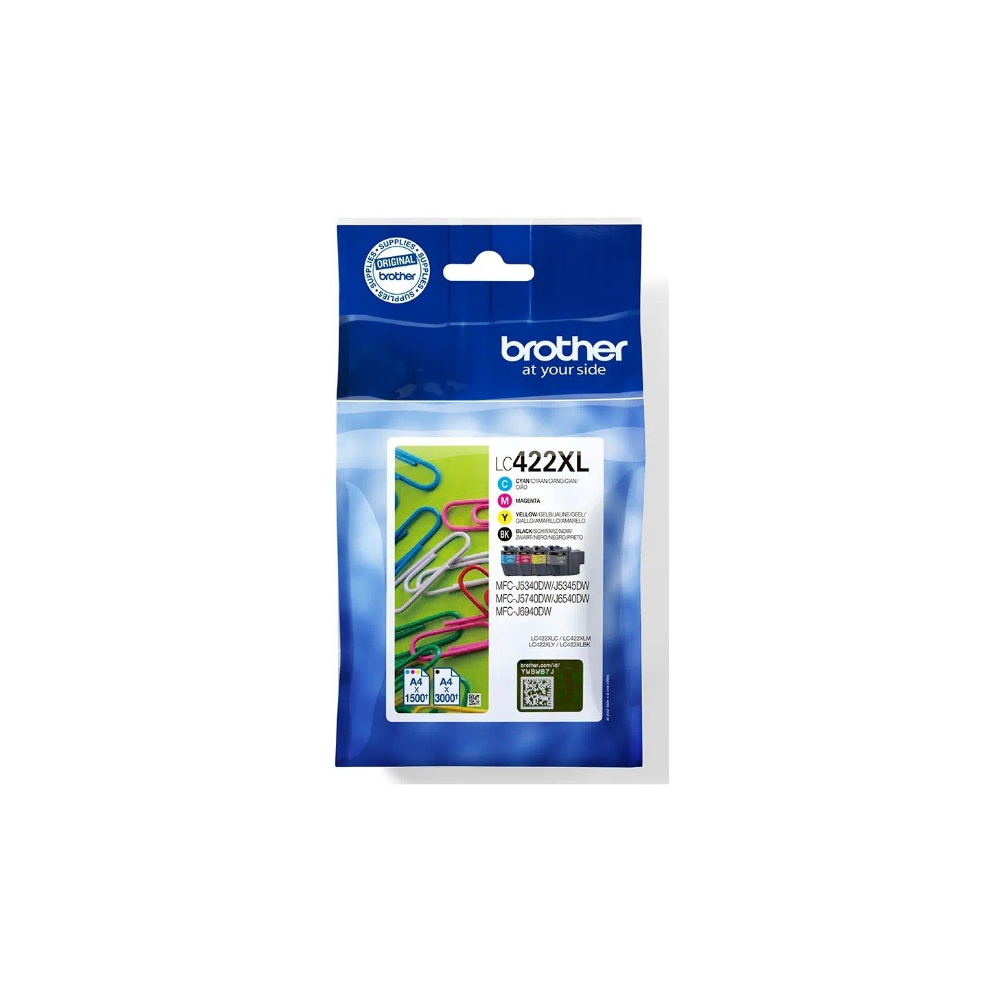 Pack 4 Cartouches Haute capacité Brother pour MFC-J5340dw / MFC-J5345dw / MFC-J5740dw