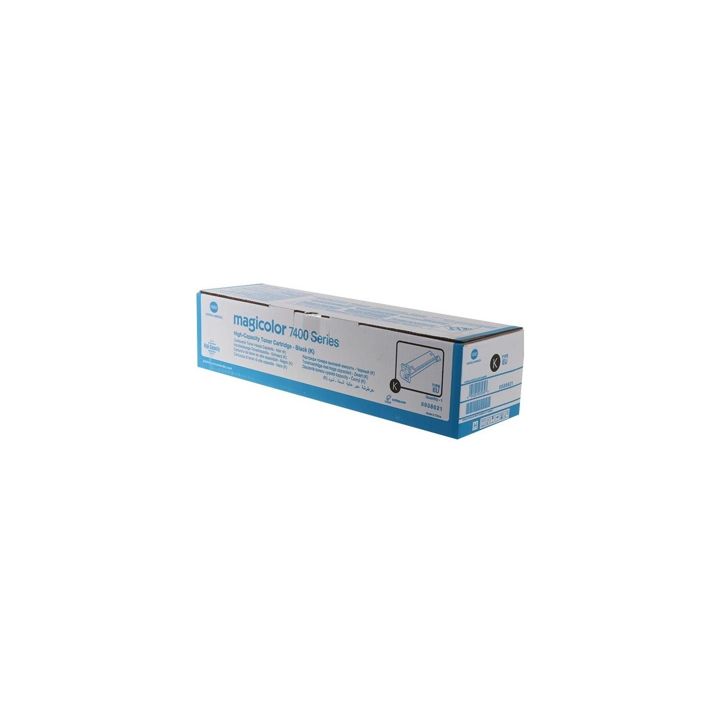 Toner noir Konica Minolta pour Magicolor 7450