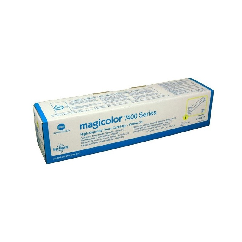Toner jaune Konica Minolta pour Magicolor 7450