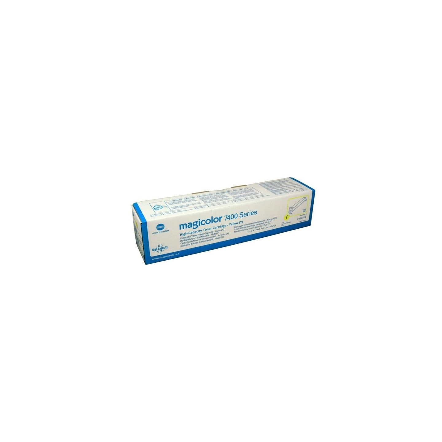 Toner jaune Konica Minolta pour Magicolor 7450