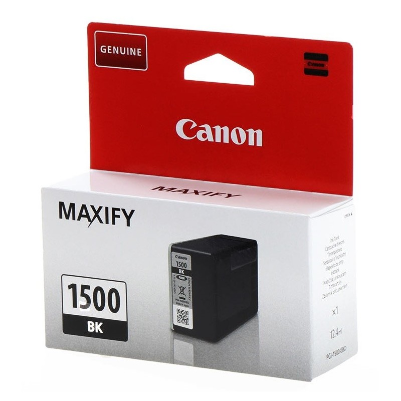 Cartouche jet d'encre Noir Canon PGI-1500BK pour MB2050,...