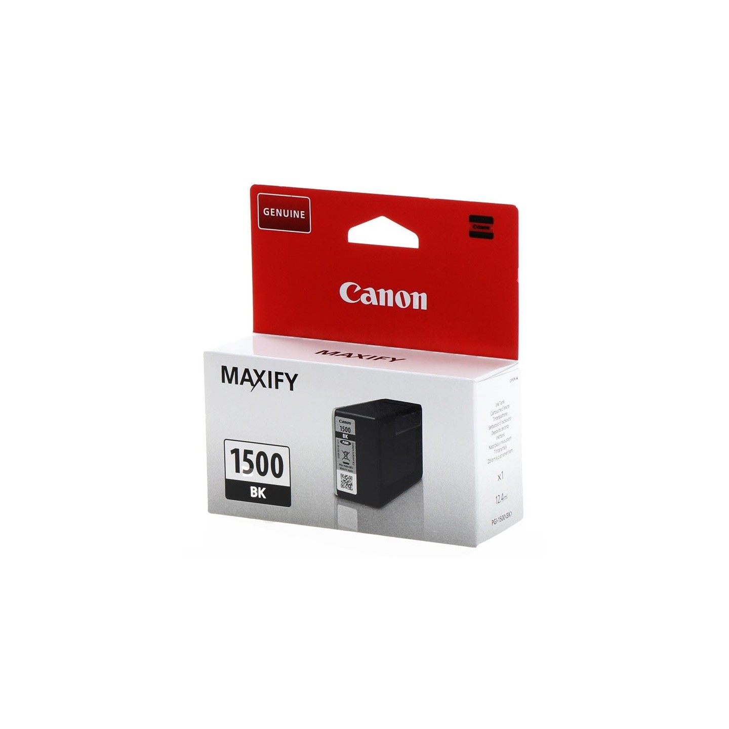Cartouche jet d'encre Noir Canon PGI-1500BK pour MB2050,...