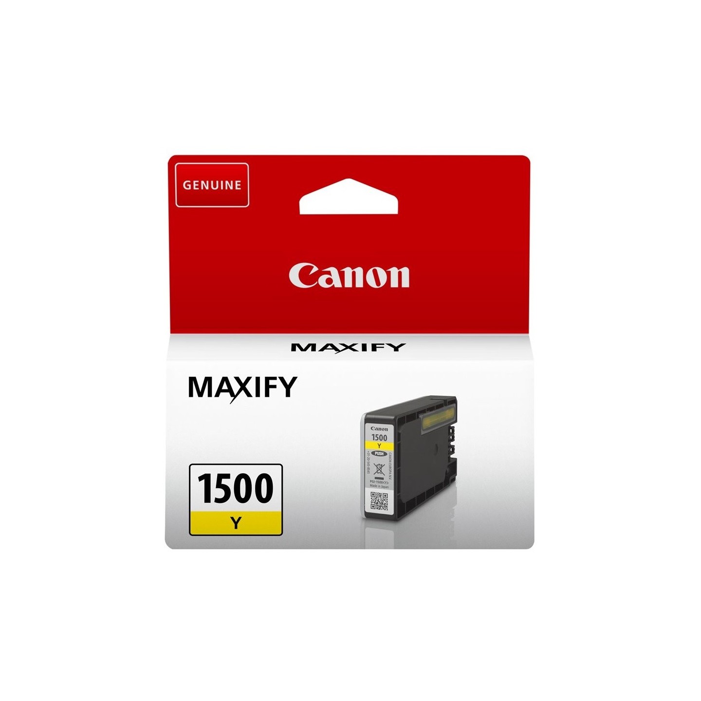 Cartouche jet d'encre Jaune Canon PGI-1500Y pour MB2050,...