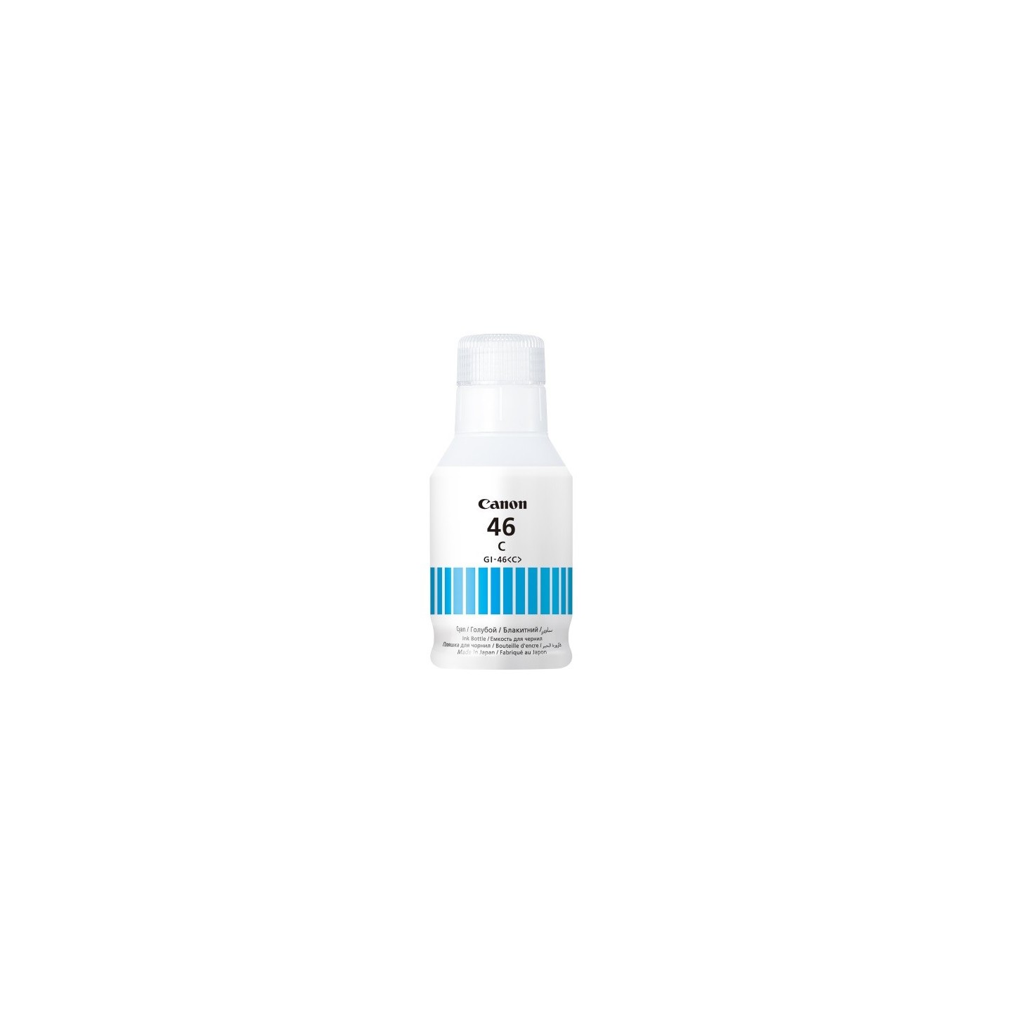 Cartouche d'encre Cyan Canon GI46C pour MAXIFY GX6040 - 14 000 pages.