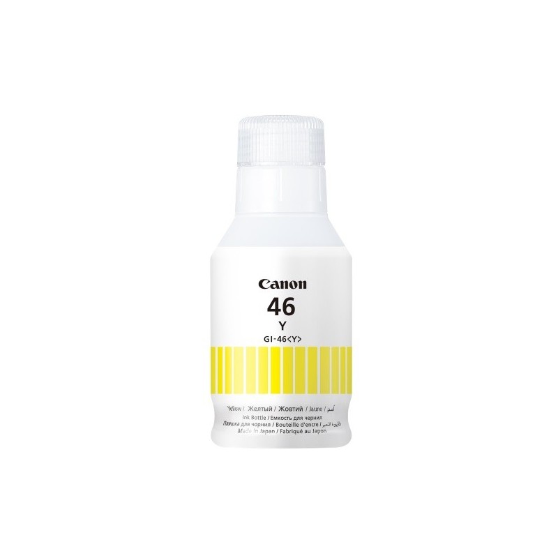 Cartouche d'encre Jaune Canon GI46Y pour MAXIFY GX6040 - 14 000 pages.