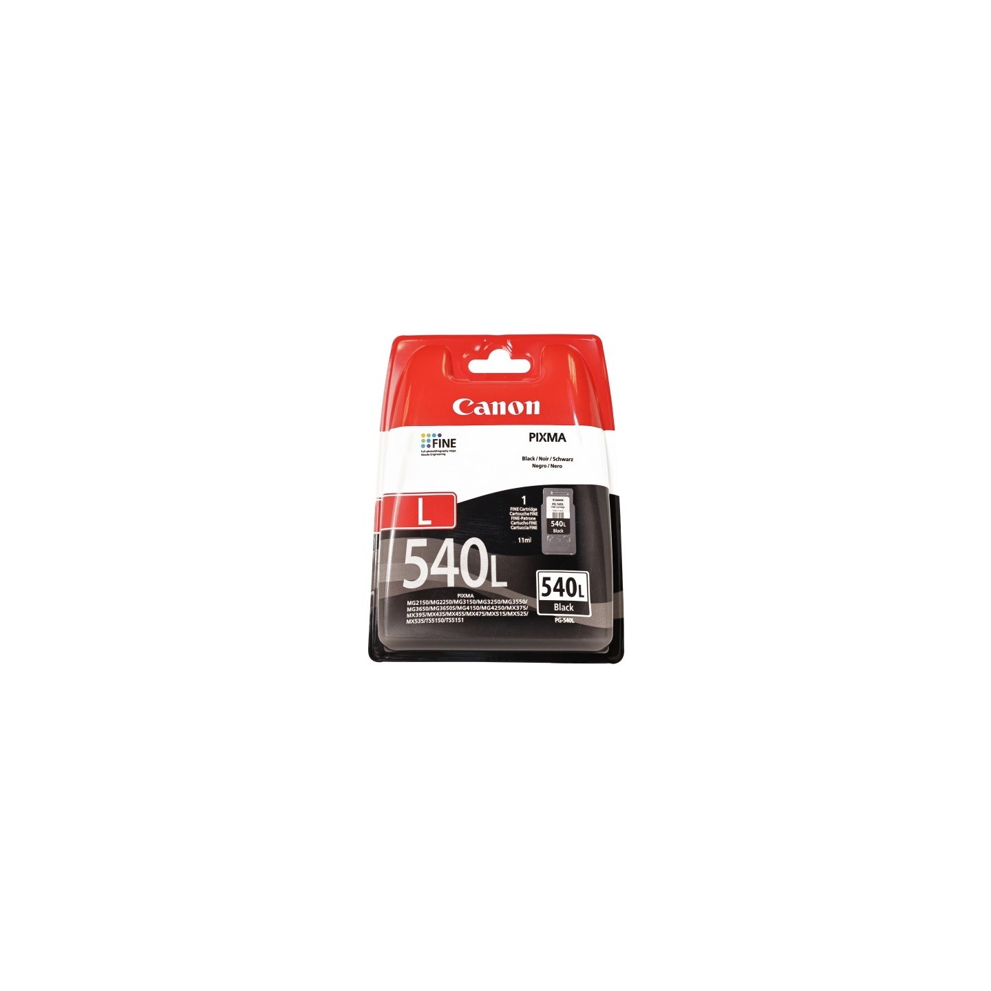 Cartouche noire Canon PG-540L pour Pixma MG2150 / MG3150...