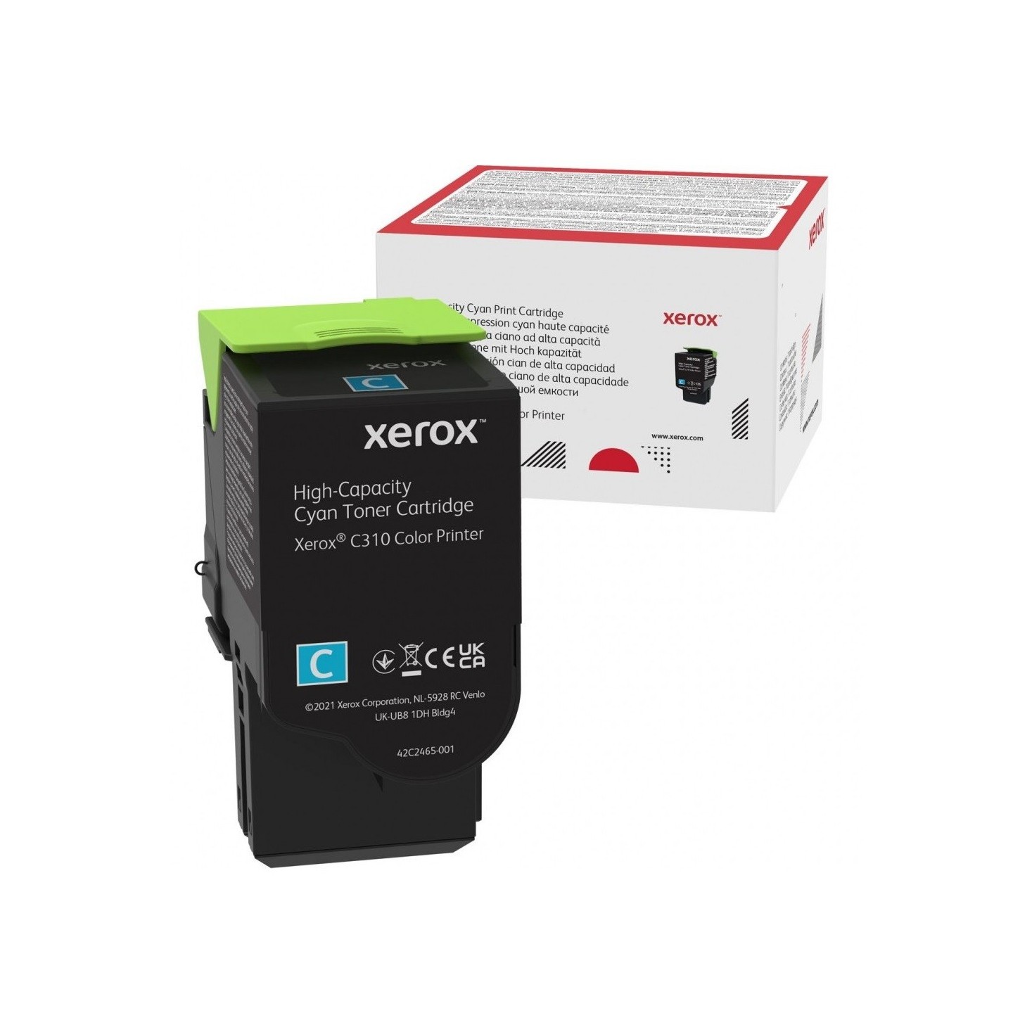 Cartouche de toner Cyan Xerox C310/C315 Haute Capacité 