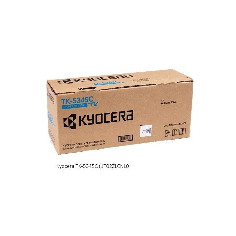 Toner Cyan original Kyocera pour TASKalfa 352ci (TK-5345C) (TK5345C)