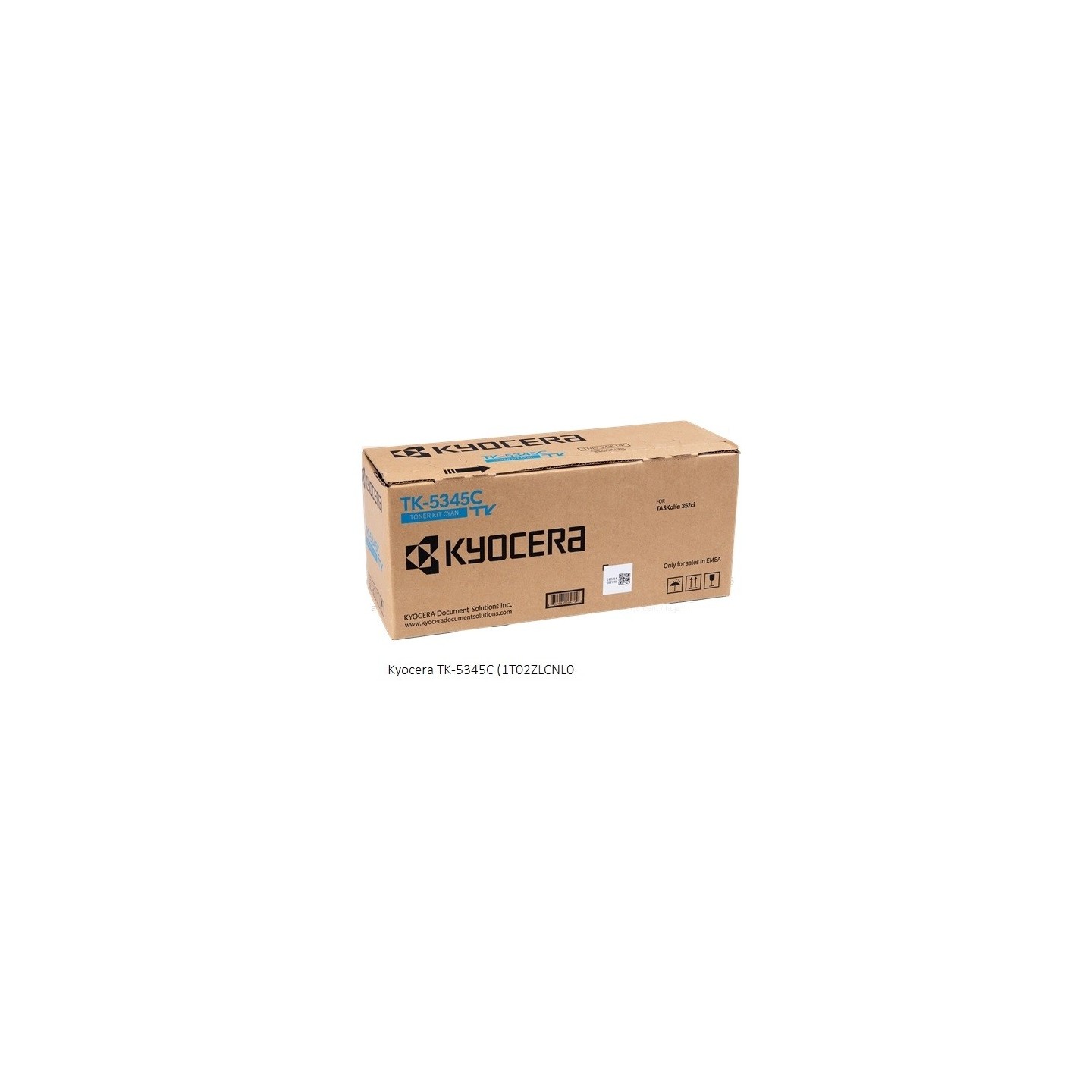 Toner Cyan original Kyocera pour TASKalfa 352ci (TK-5345C) (TK5345C)