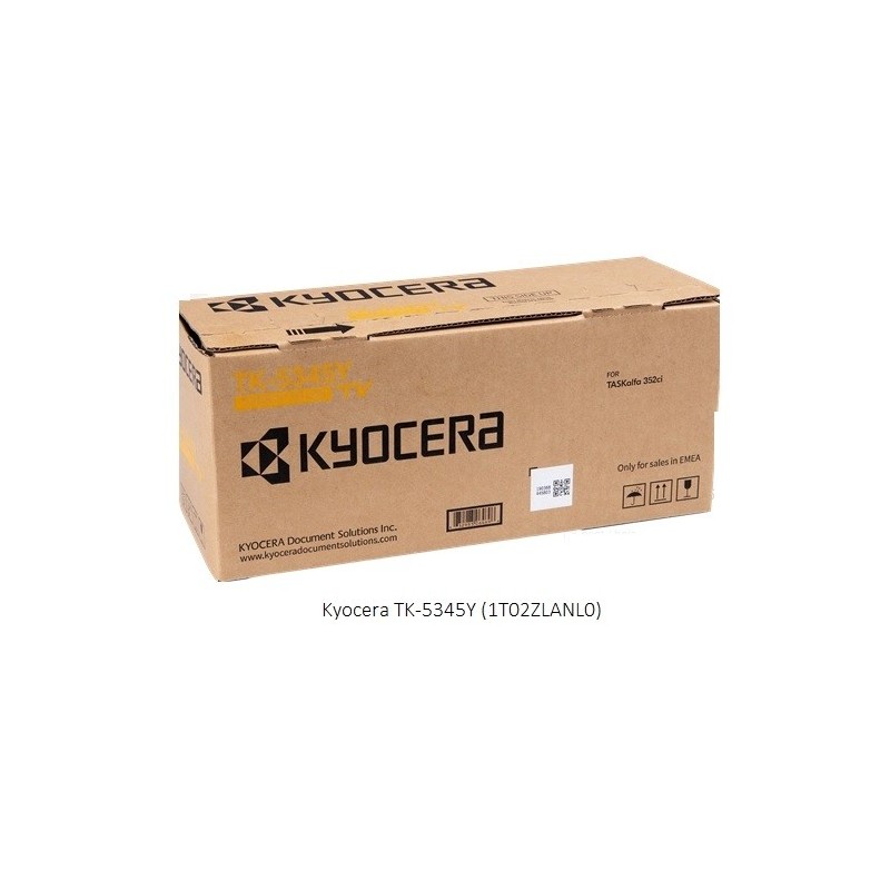 Toner Jaune original Kyocera pour TASKalfa 352ci (TK-5345Y) (TK5345Y)