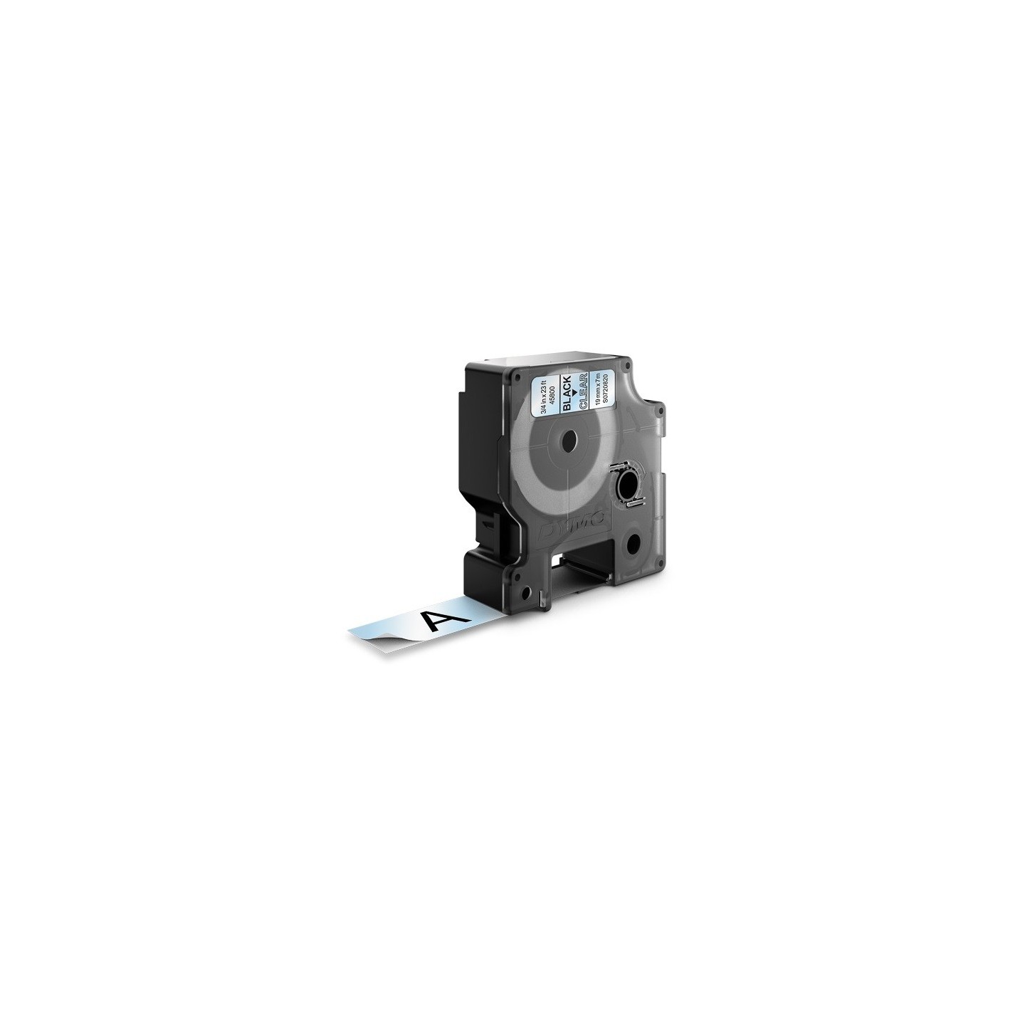Ruban Dymo D1 (45800) - Noir sur transparent - 19mm x 7m Noir DYMO pour LabelManager
