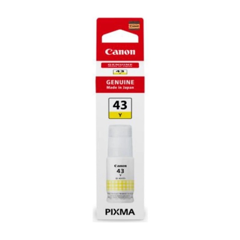 Cartouche d'encre Jaune Canon GI-43Y pour Pixma G540...