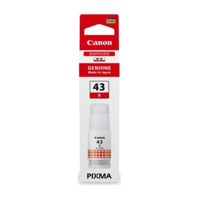 Cartouche d'encre Rouge Canon GI-43R pour Pixma G540...