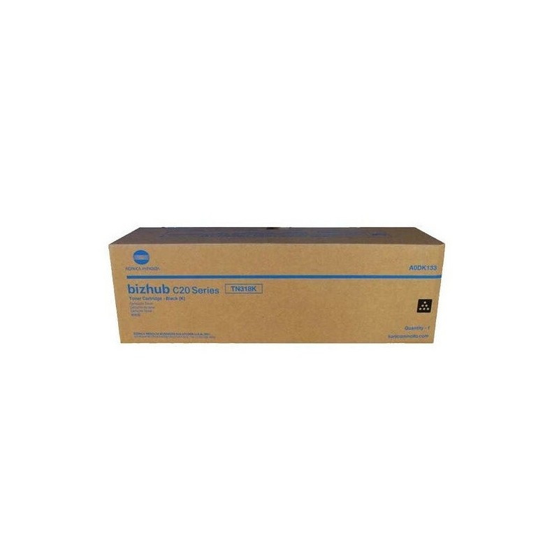 Toner noir Konica Minolta bizhub C20  (A0DK153), Toner Express : achat en ligne de Toner noir Konica Minolta bizhub C20  (A0DK15