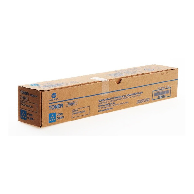 Toner Cyan Konica-Minolta Bizhub C258 / C308 / C368 (TN324)