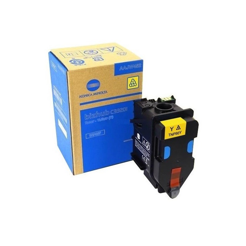 Toner Jaune Konica-Minolta Bizhub C3320i (TNP80Y)
