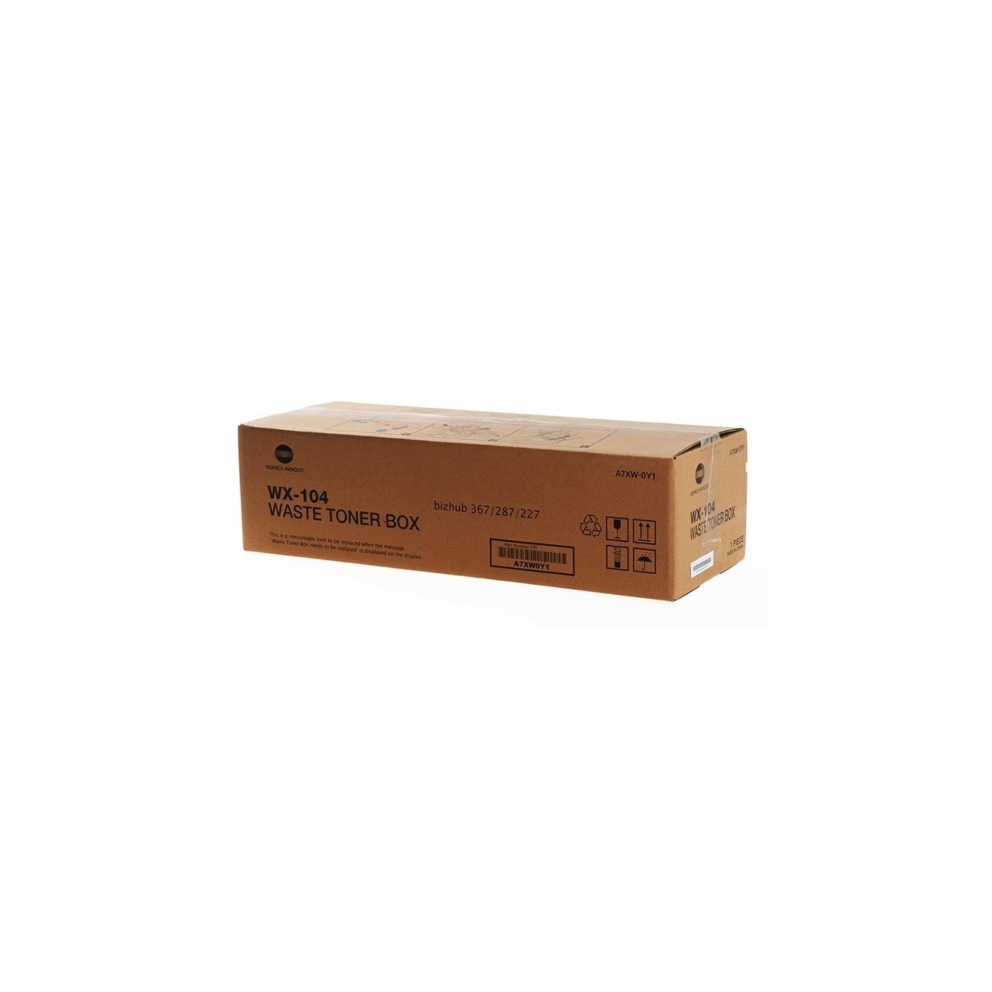Bac de récupération de toner usagé Konica-Minolta pour bizhub 227, 287... (DR-312)