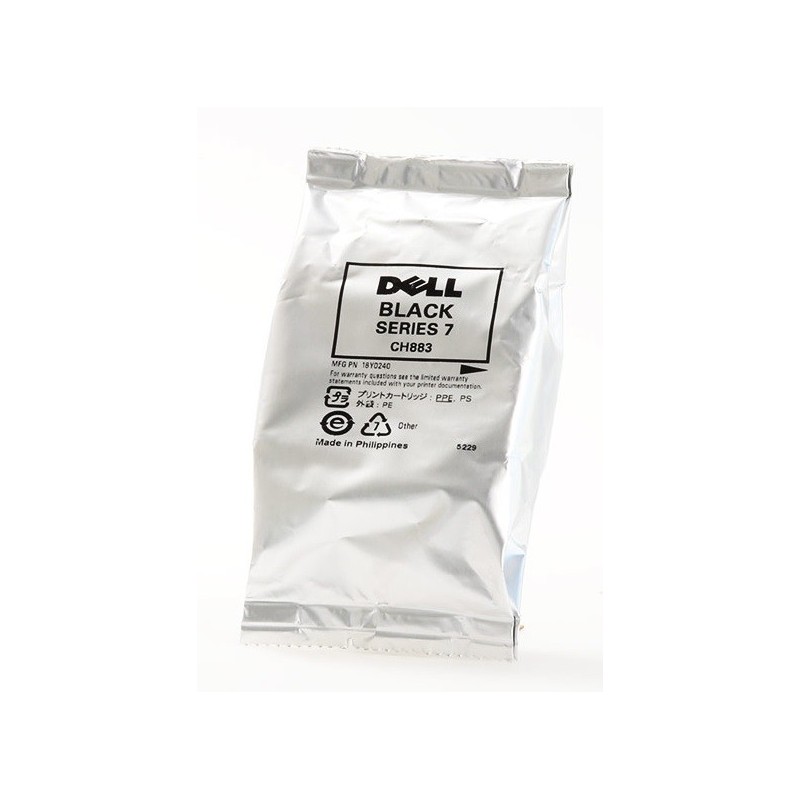 Cartouche d'encre Noir  DELL haute capacité pour imprimante Dell 966 (CH883)