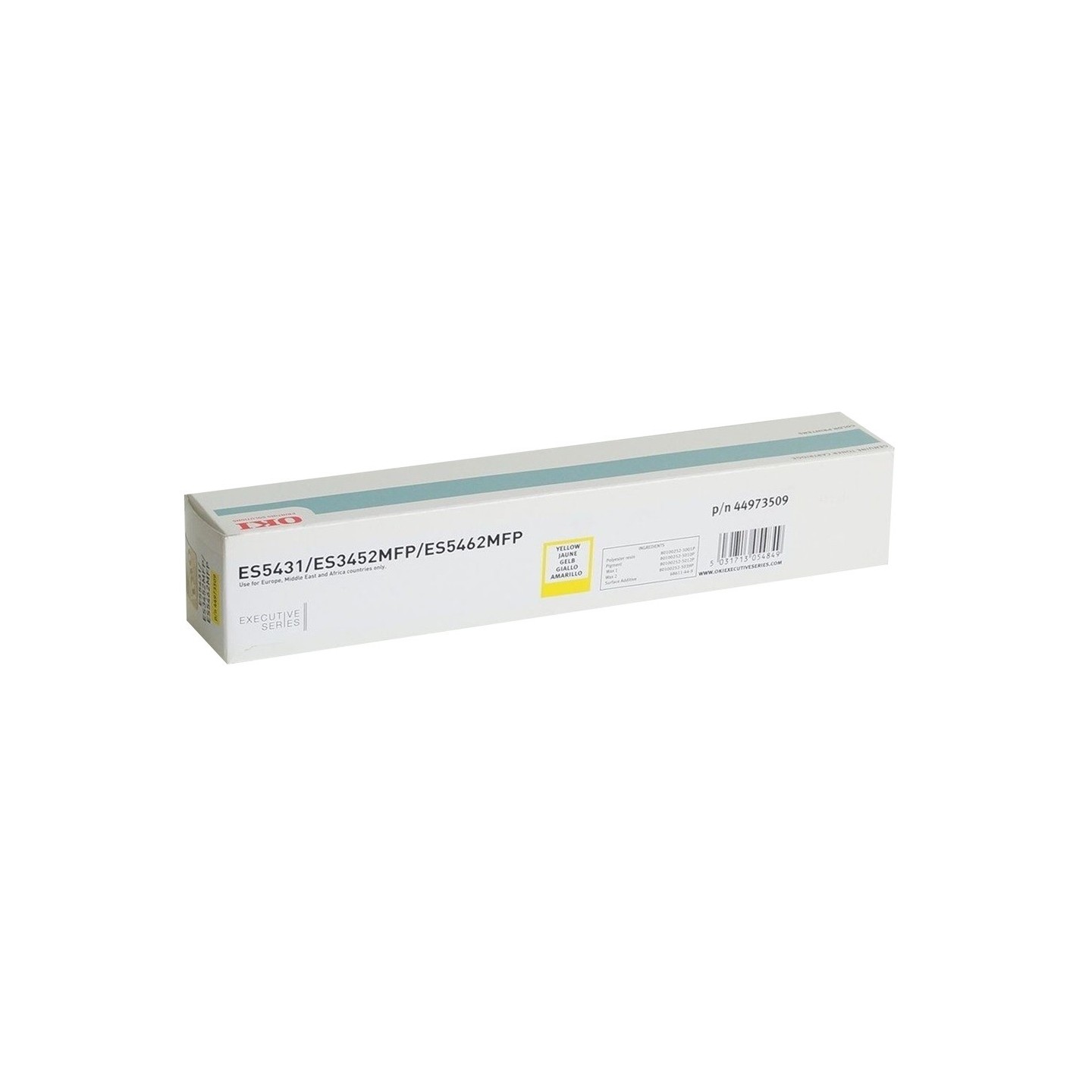 Toner Jaune Oki pour imprimante ES3452, ES5431dn, ES5462dnw,...