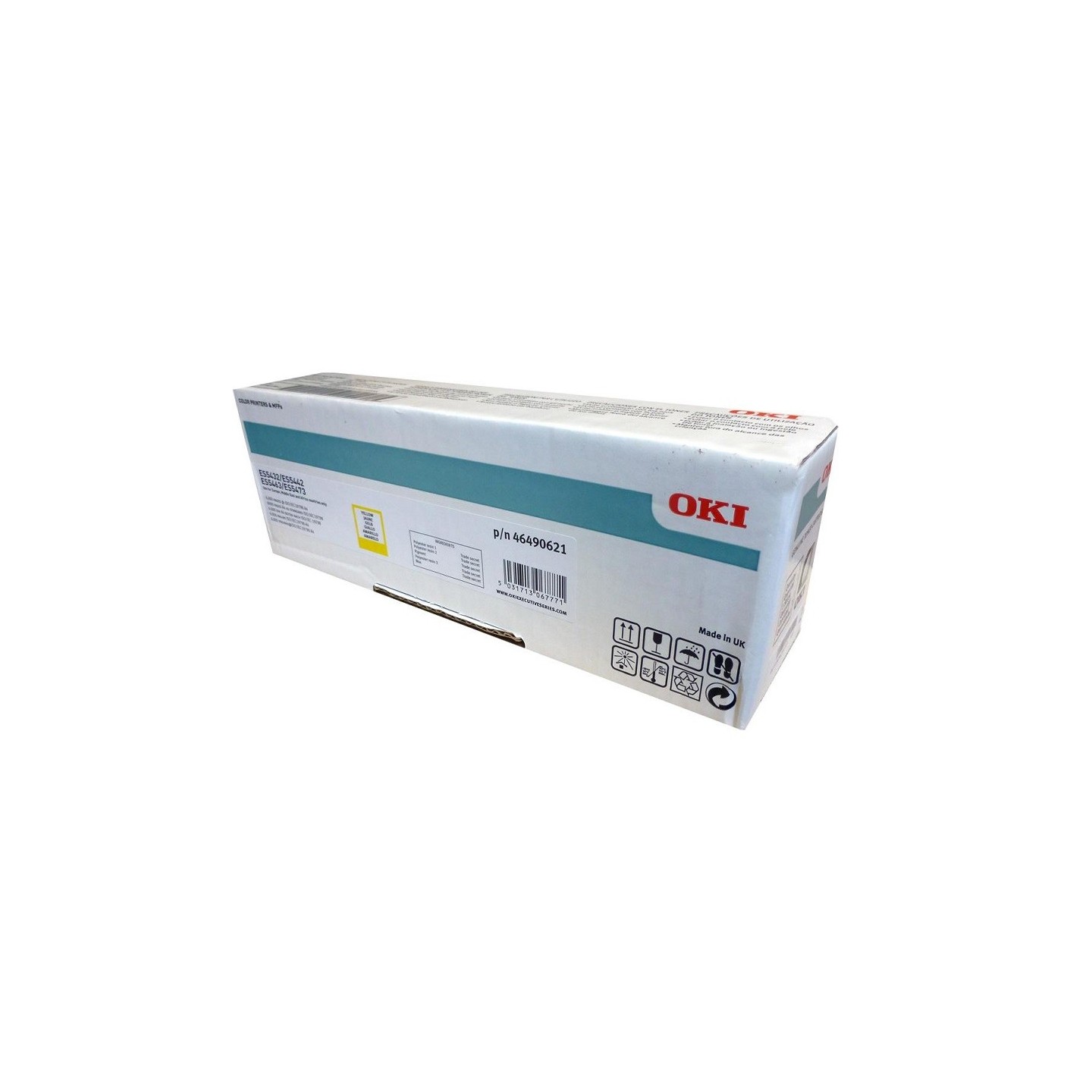 Toner Jaune Oki pour imprimante ES5432, ES5442, ES5473