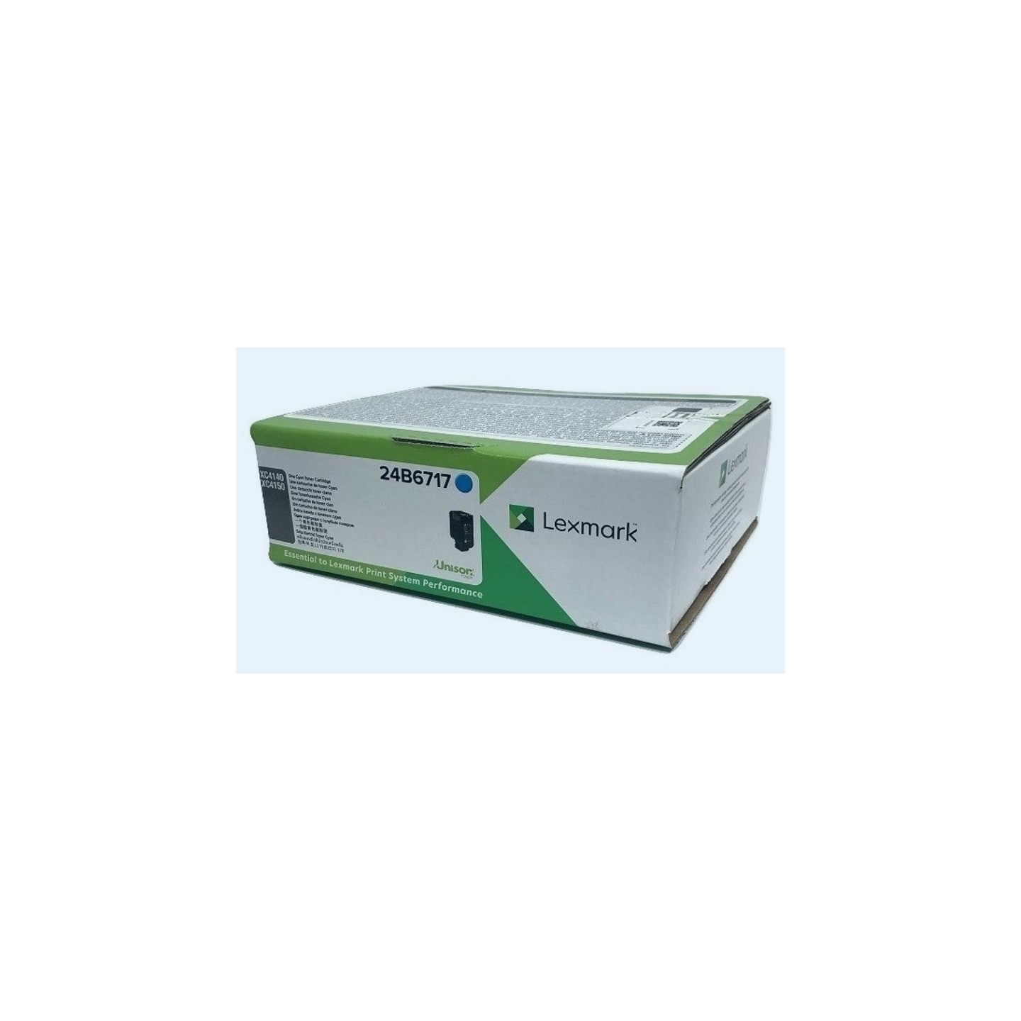 Toner cyan Lexmark pour XC4150/ XC4140 /XC4140de/ XC4100