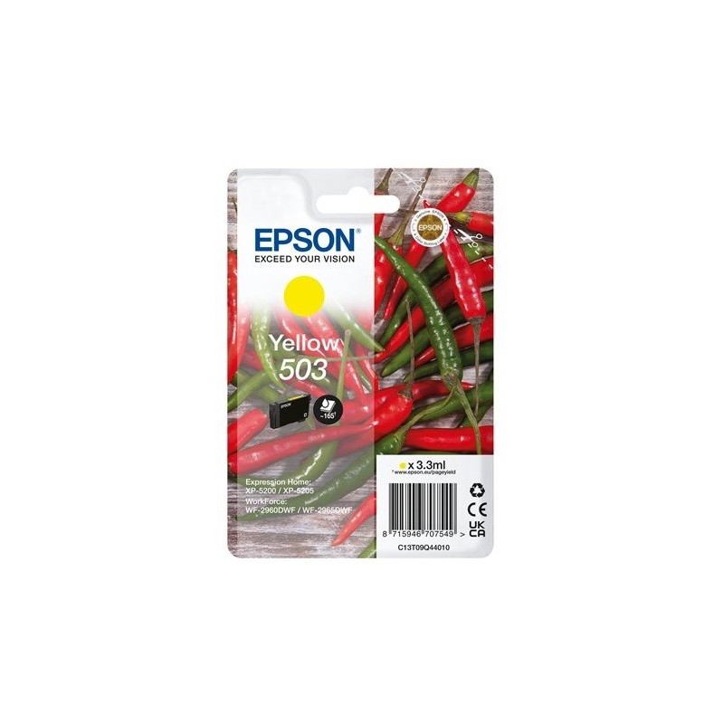 Cartouche d'encre Jaune Epson pour WorkForce WF-2960dwf ... (n°503)