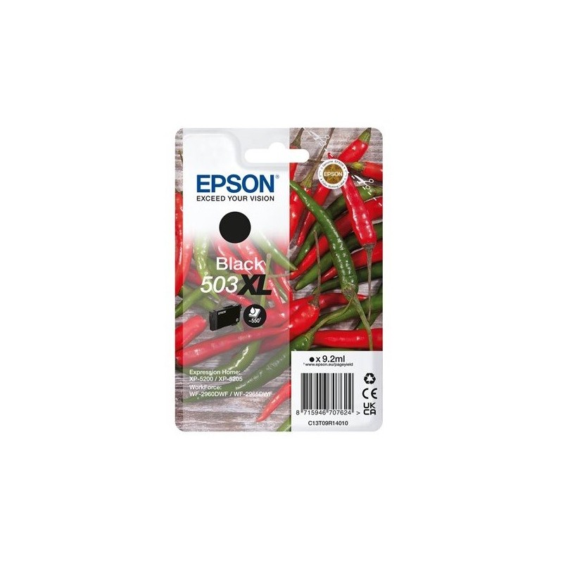 Cartouche d'encre Noire Haute Capacité Epson pour WorkForce WF-2960dwf ... (n°503XL)