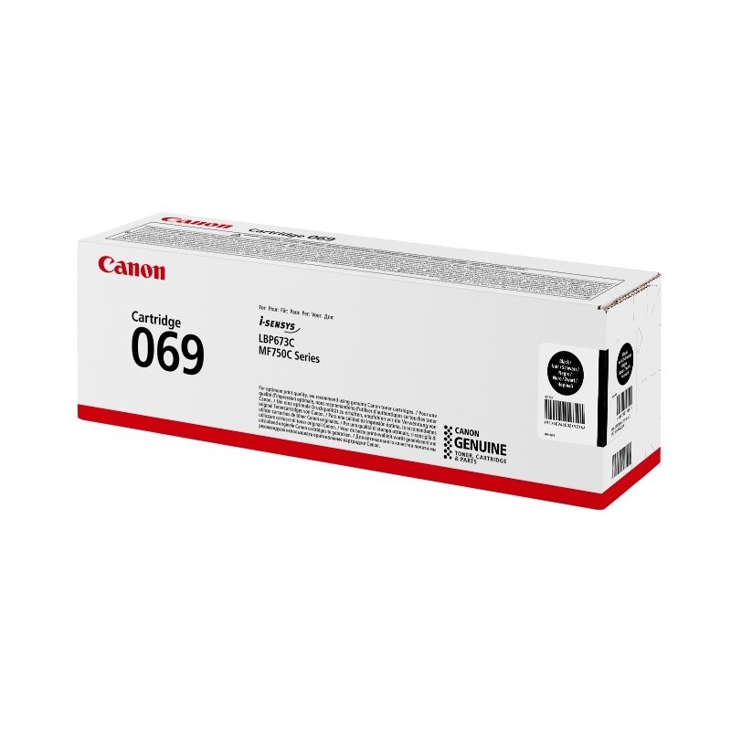 Cartouche Toner noir Canon N° 069 pour i SENSYS MF752Cdw, ... (069BK)