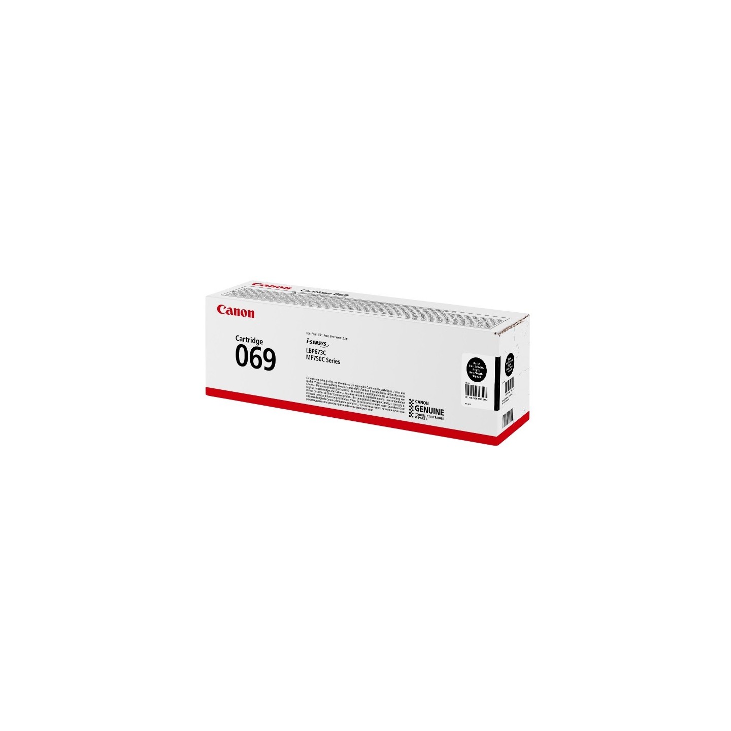 Cartouche Toner noir Canon N° 069 pour i SENSYS MF752Cdw, ... (069BK)