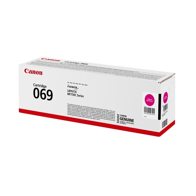 Cartouche Toner Magenta Canon N° 069 pour i SENSYS MF752Cdw, ... (069M)