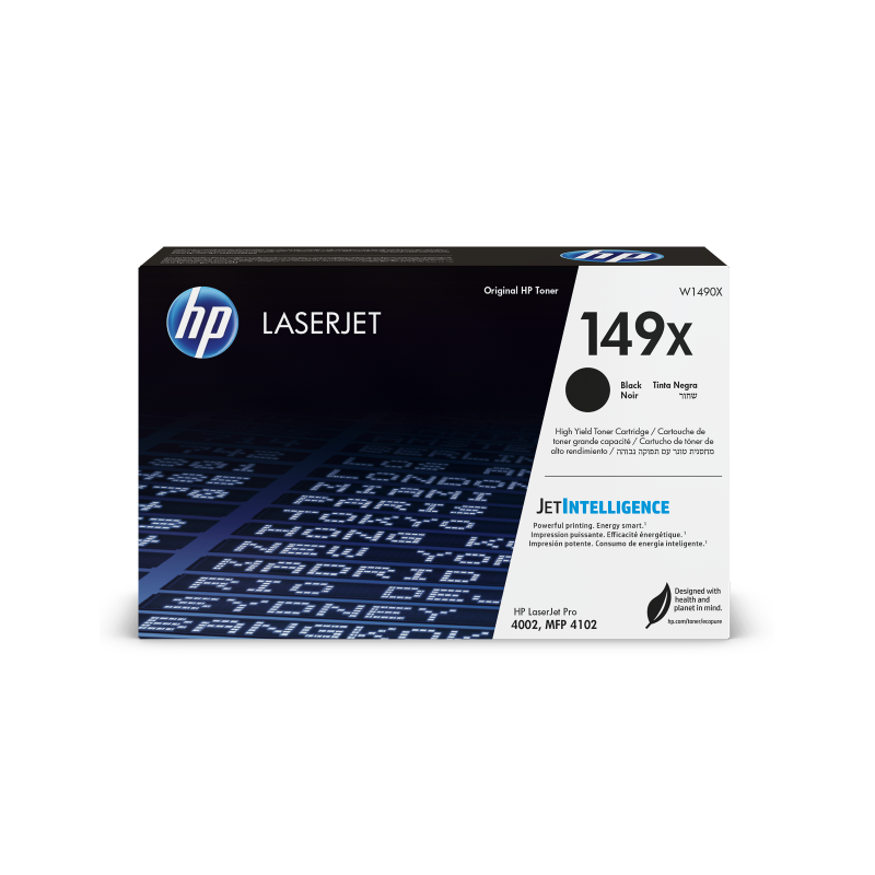 Toner noir Haute capacité HP pour LaserJet Pro 4002, MFP 4102 ... (149X)