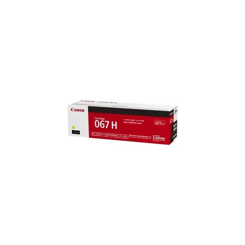Cartouche toner Magenta Haute capacité Canon pour Multifonction I-Sensys MF651cw, MF655cdw, ... (067H)