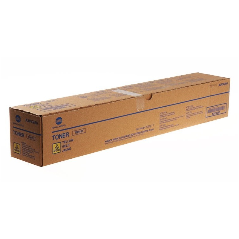 Cartouche toner Jaune pour Konica Minolta Bizhub Press C1060 / C1070 ....(TN-619Y)