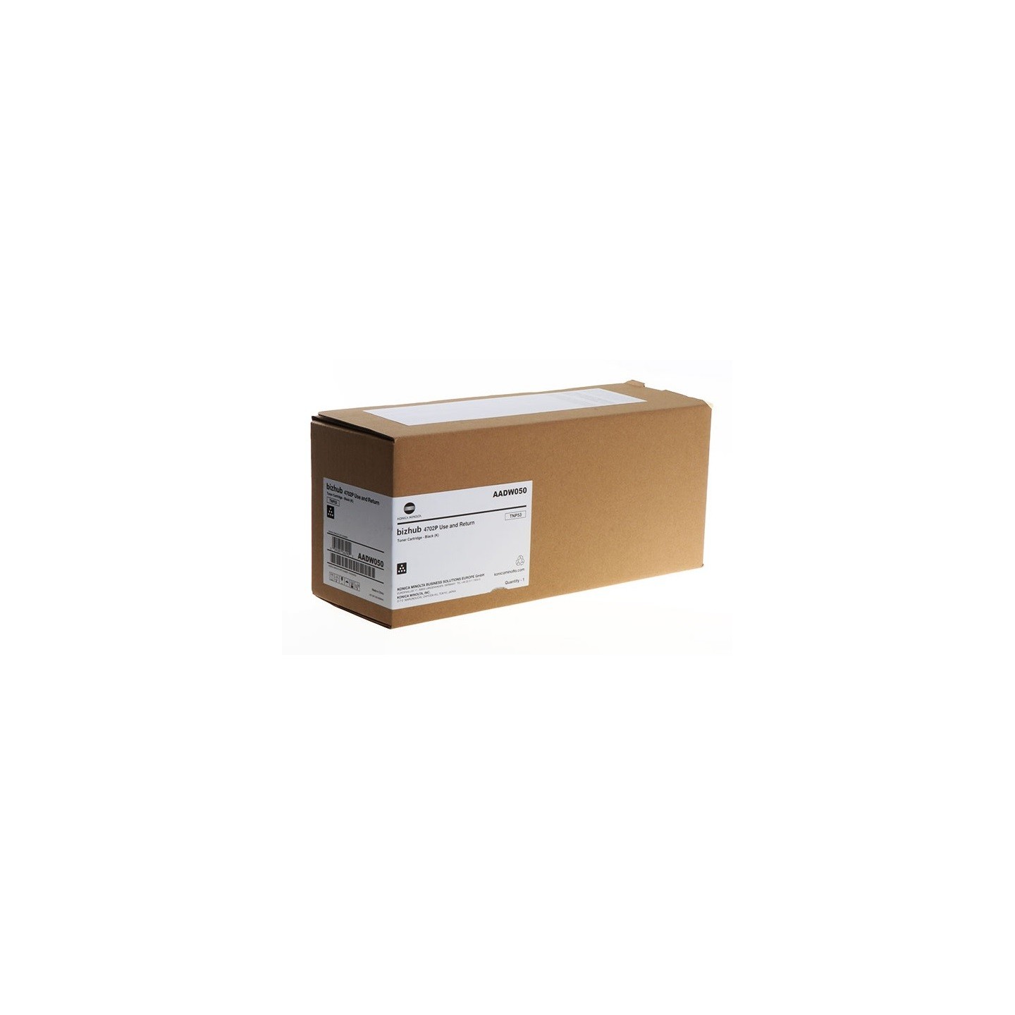toner noir Return Konica-Minolta pour Bizhub 4702P (TNP53)