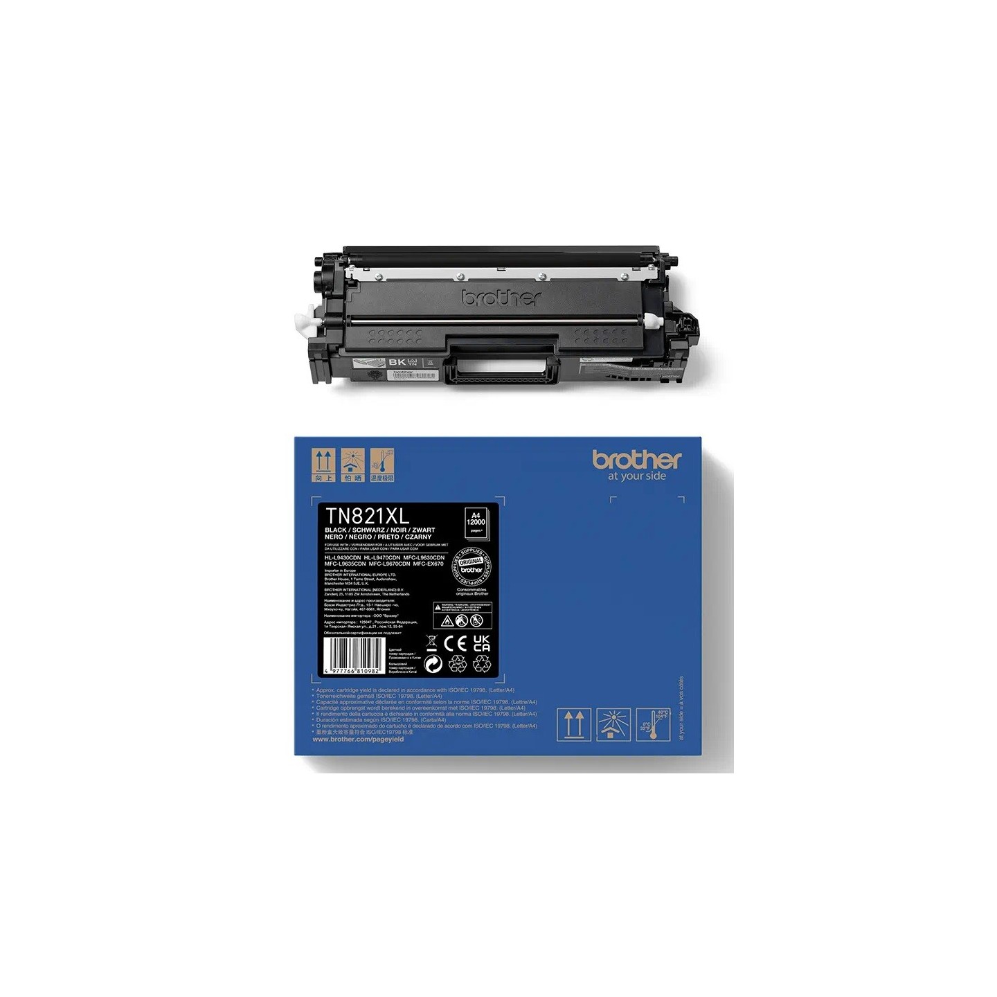 Toner noir Haut rendement Brother pour HL-L9430CDN, L9470CDN