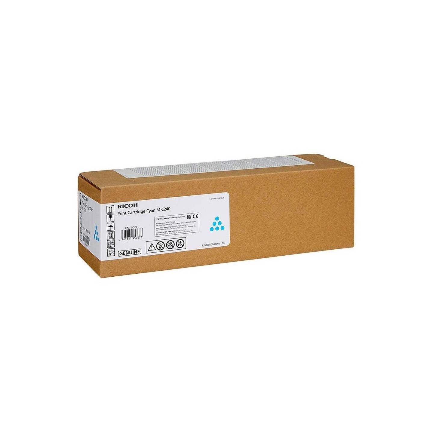 Toner Cyan Ricoh pour MC240FW - PC200W (4 500 pages)