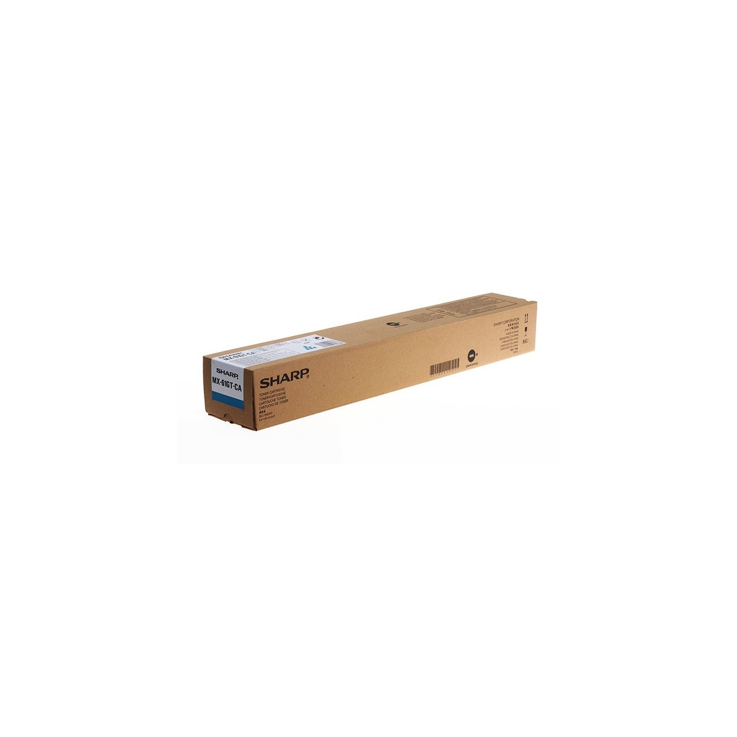 Toner Cyan Sharp pour copieur MX3051/ MX3551/ MX4051... (MX-61GT-CA)