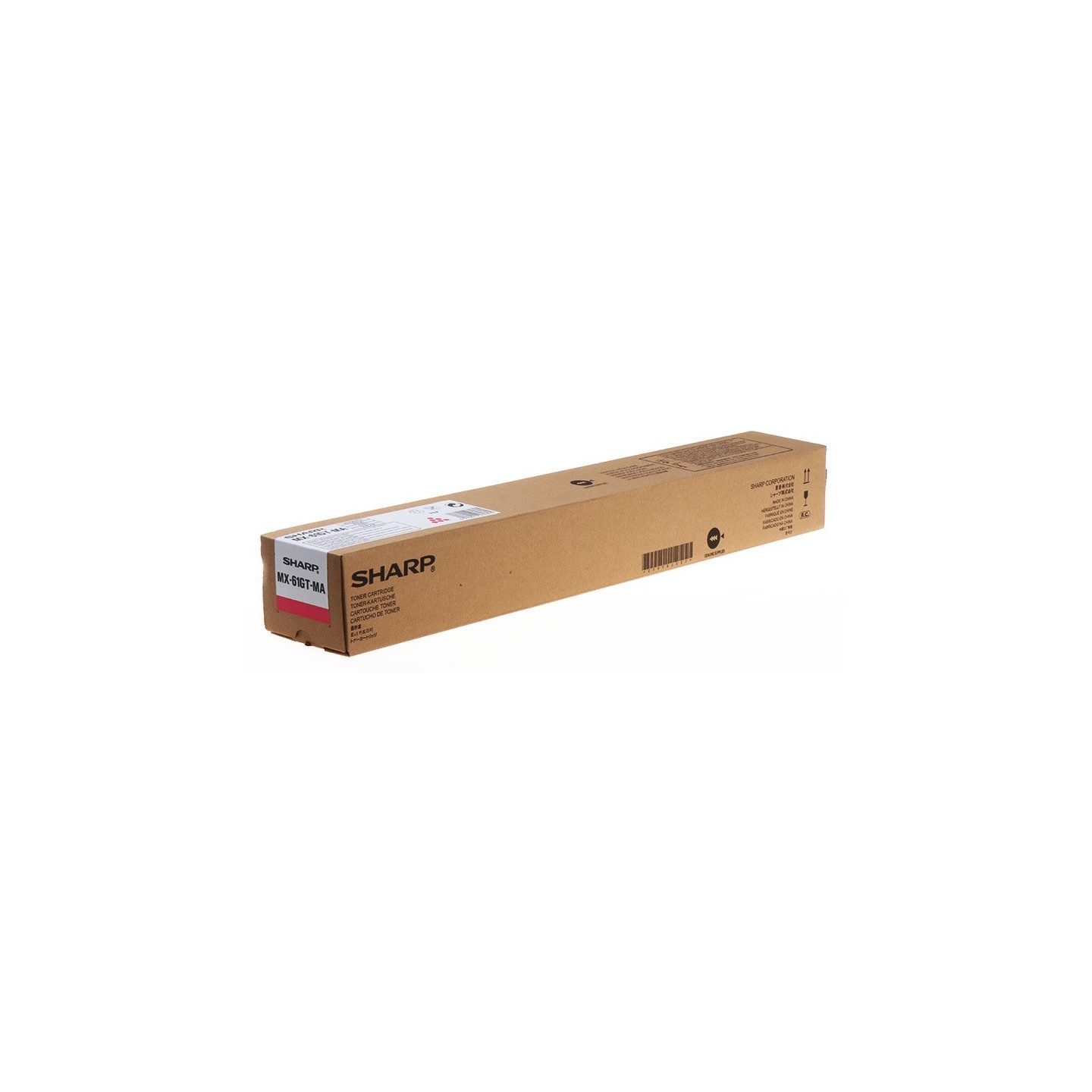 Toner Magenta Sharp pour copieur MX3051/ MX3551/ MX4051... (MX-61GT-MA)
