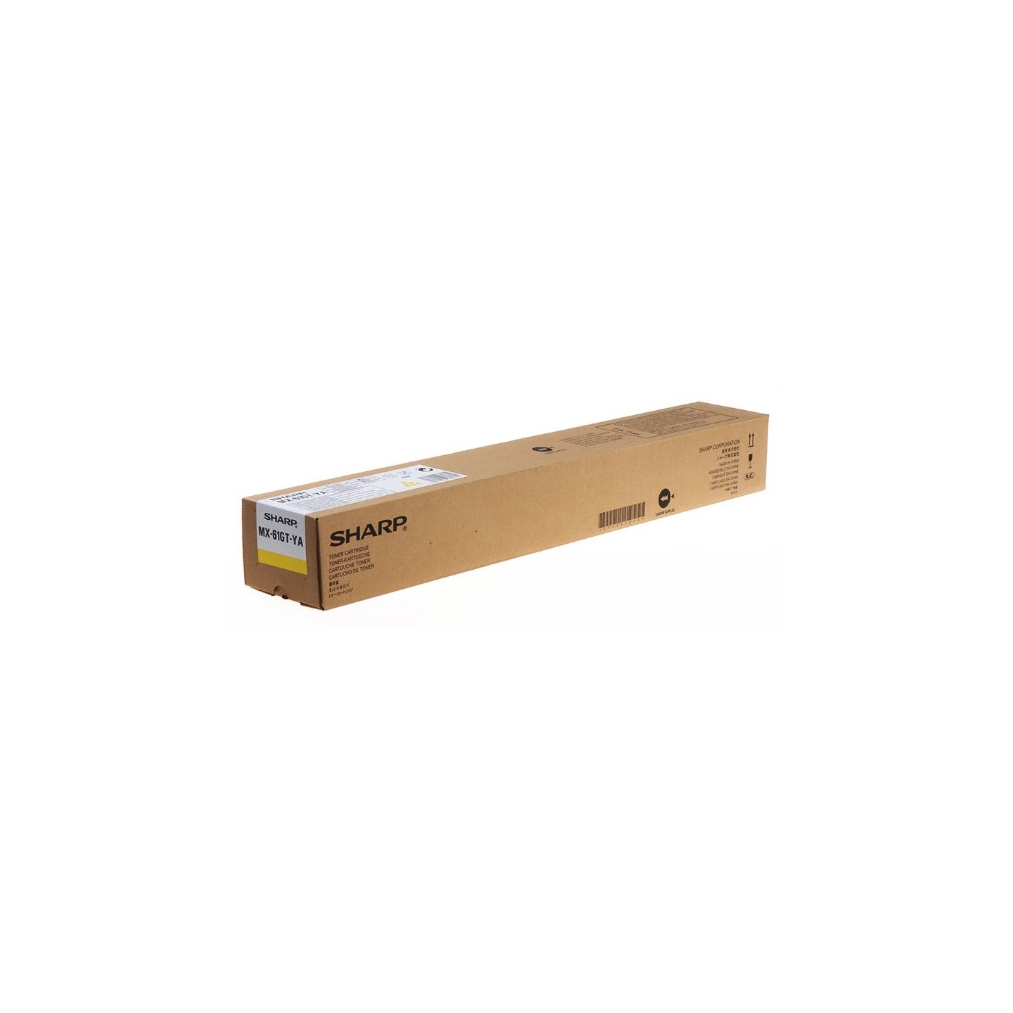 Toner Jaune Sharp pour copieur MX3051/ MX3551/ MX4051... (MX-61GT-YA)