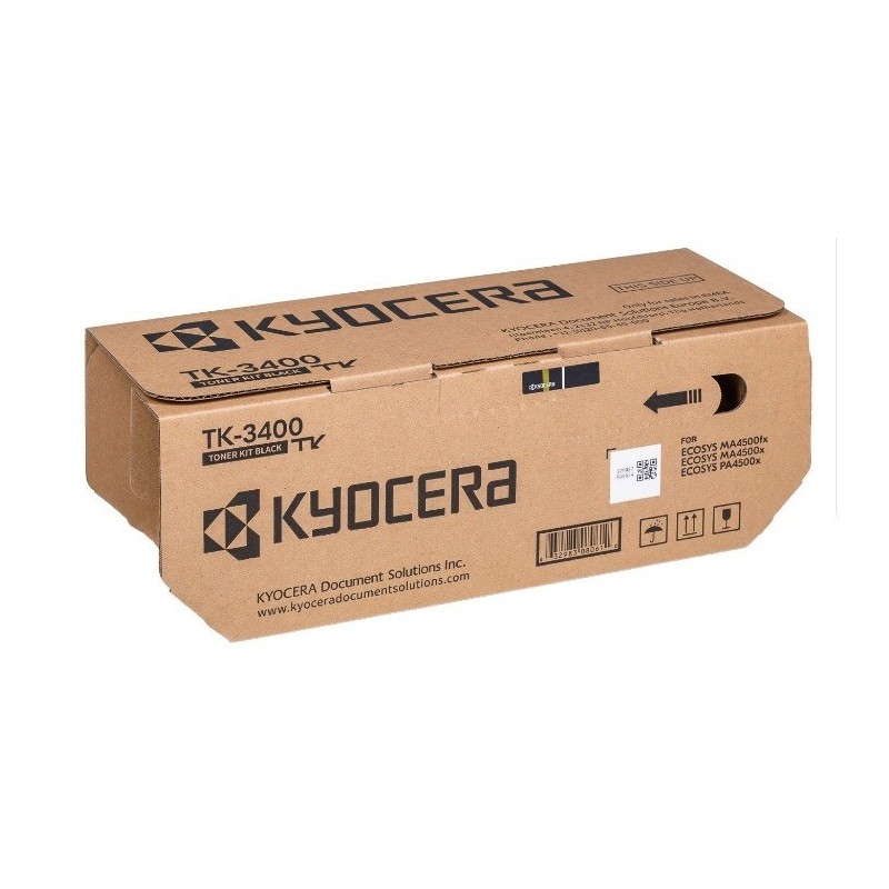 Toner Noir KYOCERA pour ECOSYS PA4500x .... (TK-3400)