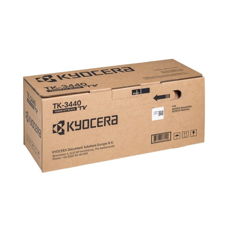 Toner Noir KYOCERA extra haute capacité pour ECOSYS PA4500x, PA5000x .... (TK-3440)