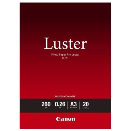 Canon LU-101 Pack 20 feuilles papier photo professionnel A3 (LU101) - 260g 