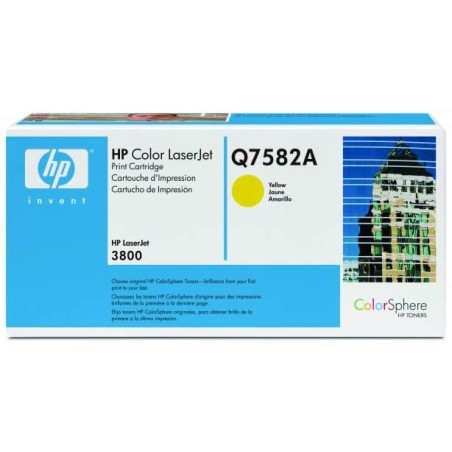 Toner Jaune Haute Capa pour imprimante HP 3800 / CP3505 (503A), Toner Express : achat en ligne de Toner Jaune Haute Capa pour im