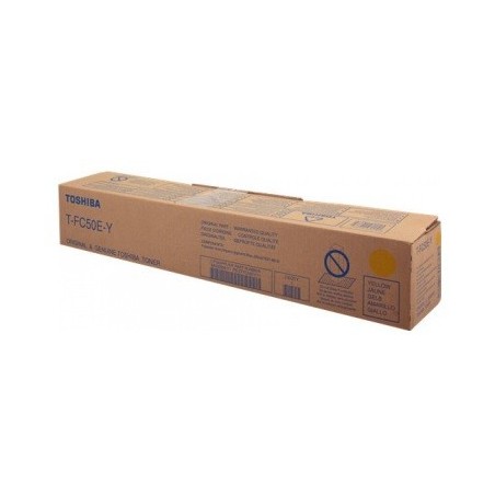 Toner yellow Toshiba pour e-studio 2555CSE/ 3055CSE/ 3555CSE ...(T-FC50EY), Toner Express : achat en ligne de Toner yellow Toshi