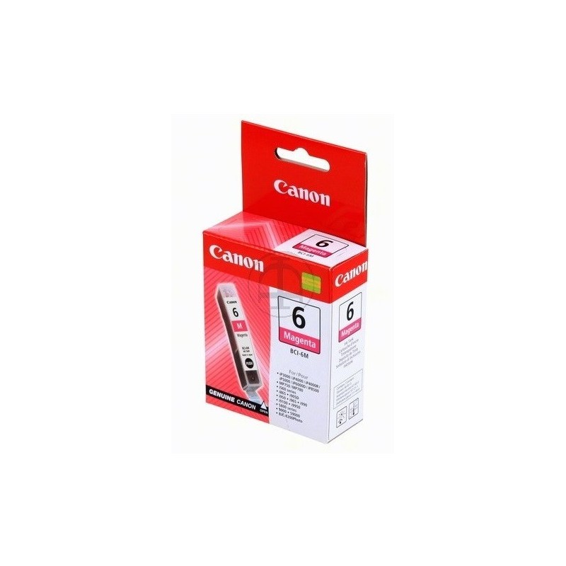 Cartouche d'encre Canon BCI6M Magenta (4707A002), Toner Express : achat en ligne de Cartouche d'encre Canon BCI6M Magenta (4707A