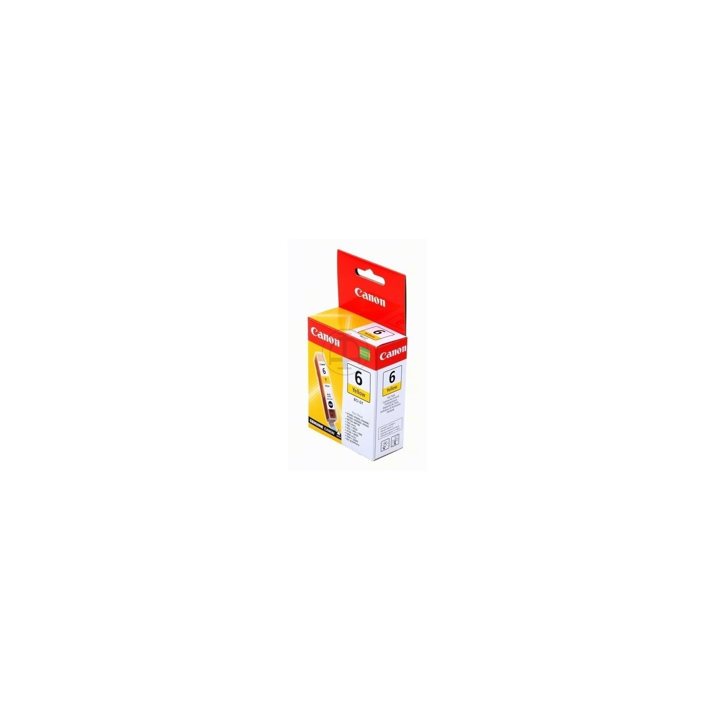 Cartouche d'encre Canon BCI6Y Jaune (4708A002), Toner Express : achat en ligne de Cartouche d'encre Canon BCI6Y Jaune (4708A002)