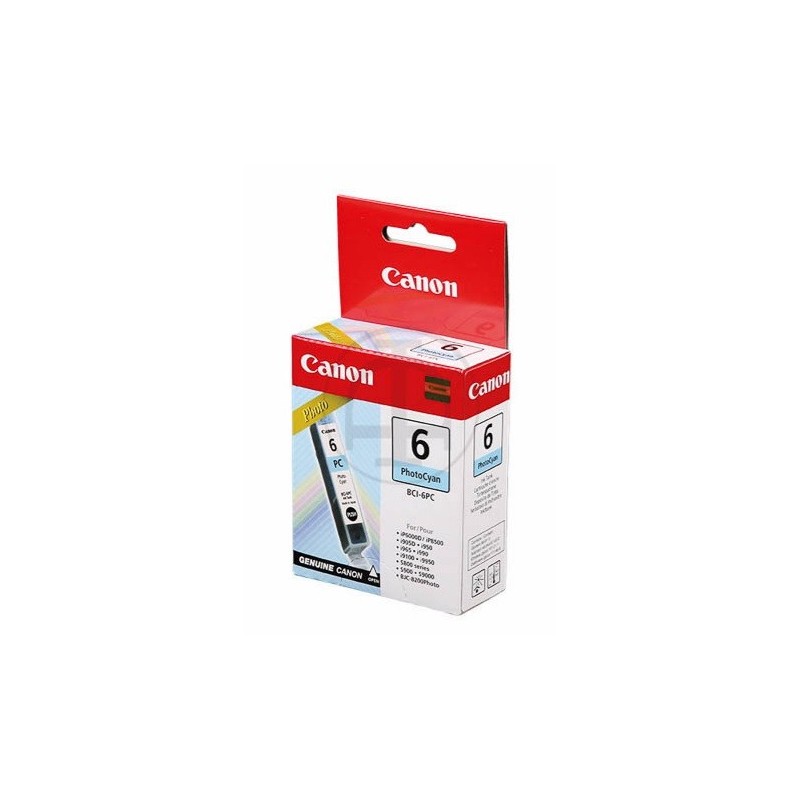 Cartouche Canon BCI6PC Photo Cyan (4709A002), Toner Express : achat en ligne de Cartouche Canon BCI6PC Photo Cyan (4709A002) pou